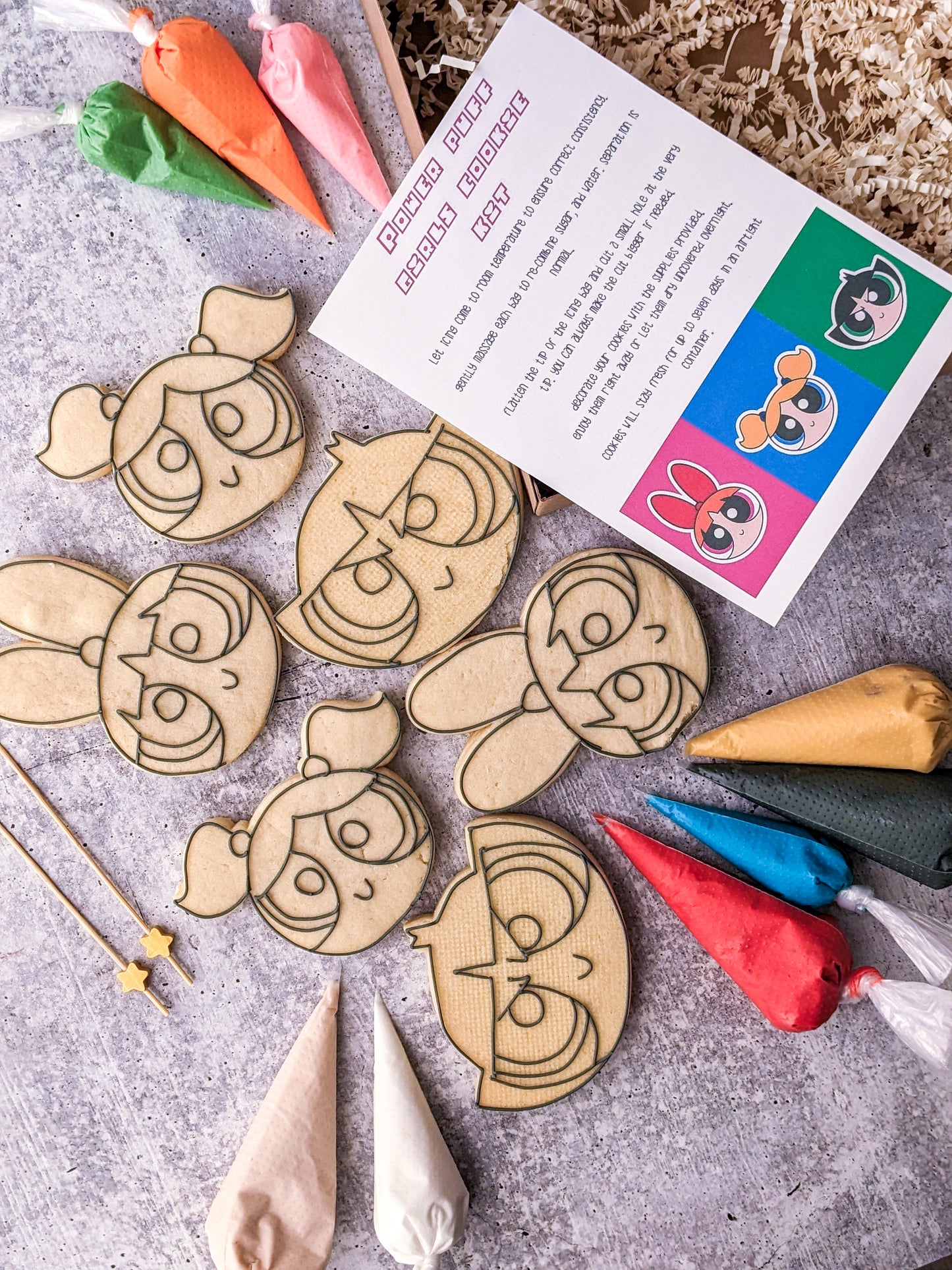 Powerpuff Girls Cookie Kit