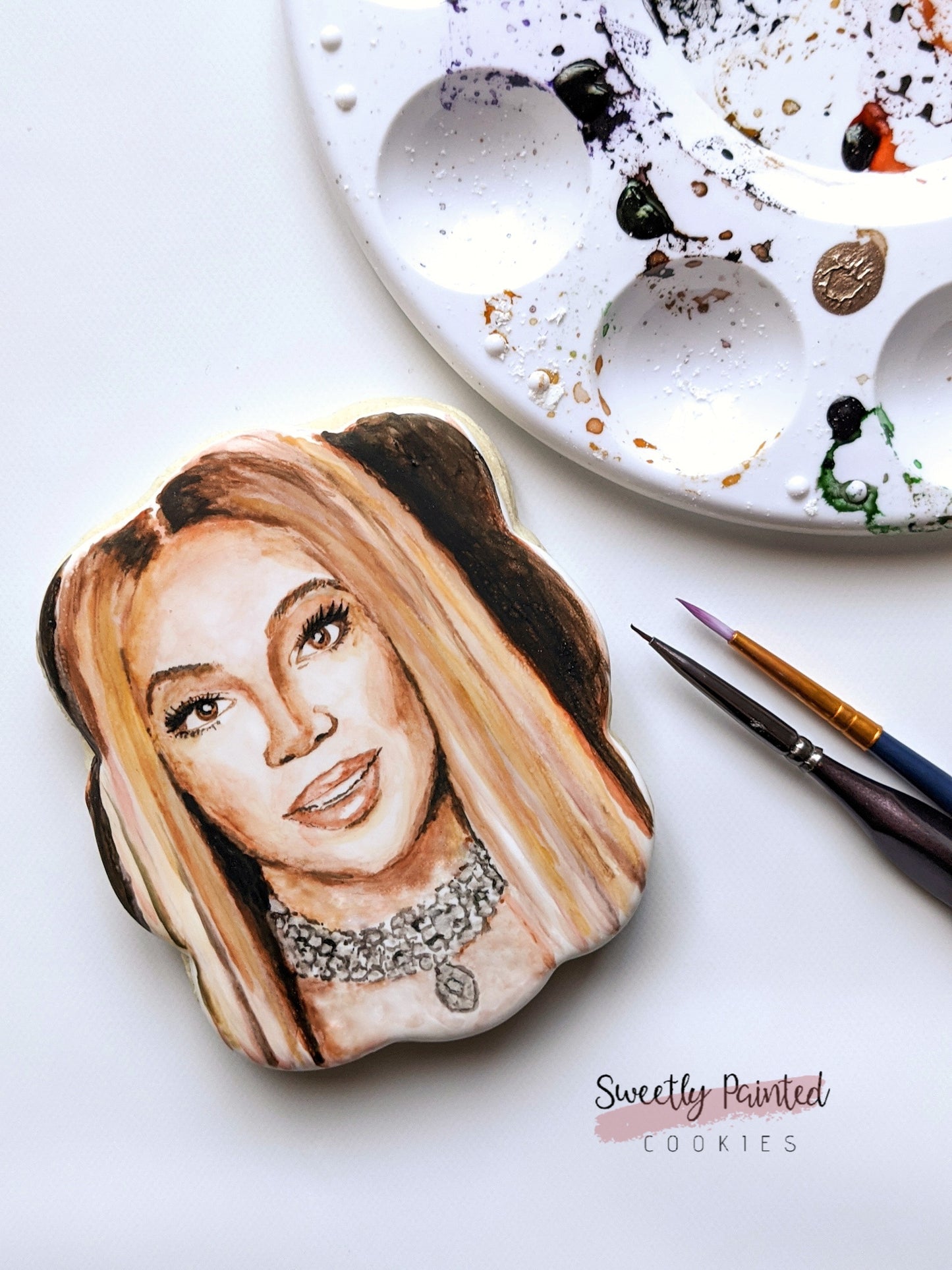 Advanced Watercolor Cookie Class - Beyoncé